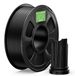 PLA+ 2.0 Filament, 1,75 mm, 1 kg, Noir, pour impression rapide, convient aux imprimantes FDM