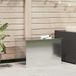 Boîte de rangement en acier avec couvercle à vérin pour jardin et extérieur