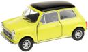 Welly Speelgoed Mini Cooper auto - geel - die-cast metaal - 10 cm - Model 1300