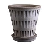 Bergs Potter Cache-pot Atlas raw Gris, Ø12 cm