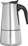 Cm Percolator Italiaans koffiezetapparaat - 9 kopjes - Aluminium - zilver - 450 ml - Koffiezetter
