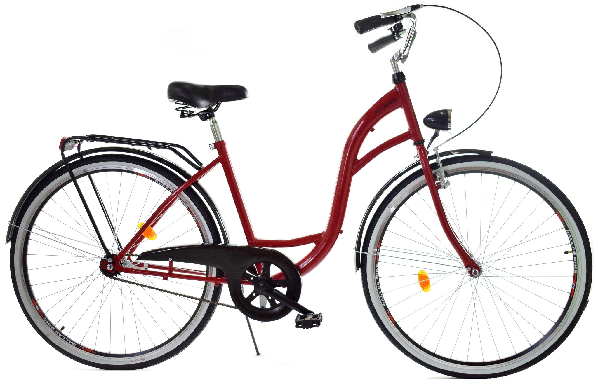 Viking Choice Meisjesfiets 26 inch stevig model rood met zwart van Dallas Bike