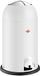WESCO Kickmaster Junior Prullenbak | Pedaalemmer | 12 Liter | Metaal - Mat wit