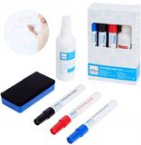 Merkloos Set van 3 Stuks Whiteboard Markers met Gum - Levendige Kleuren