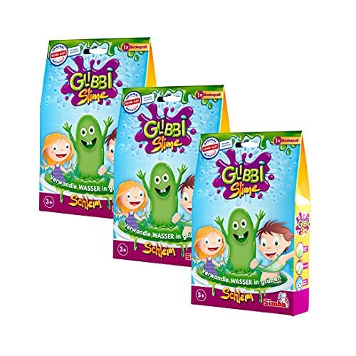 Simba Glibbi Slime 3-pack - Badspeelgoed - Groen slijm - 3x150g - Vanaf 3 jaar