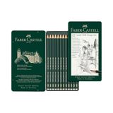 FABER-CASTELL Potloodset Castell 9000, 12-delig in metalen etui