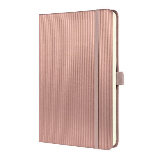 Sigel Conceptum notitieboek A5 gelinieerd 80 grams 97 vel metallic roze