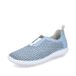 Rieker Damesslippers 52866, blauw 10, 40 EU
