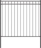 vidaXL Schuttingelement ASSEN, 170 x 170 cm, staal, grijs