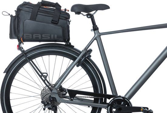 Basil Miles Tarpaulin XL Pro Bagagedragertas - 9L - Zwart - Waterdicht