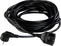 AS Schwabe 51012 Stroom Verlengkabel 16 A Zwart 10.00 m