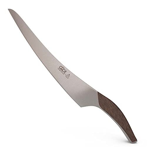 GÜDE Solingen Vleesmes gesmeed, 26 cm, gerookt eiken, SYNCHROS, Handgemaakt Duitsland