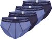 sloggi Heren slip / onderbroek 4 pack men Start blauw/donkerblauw XXL