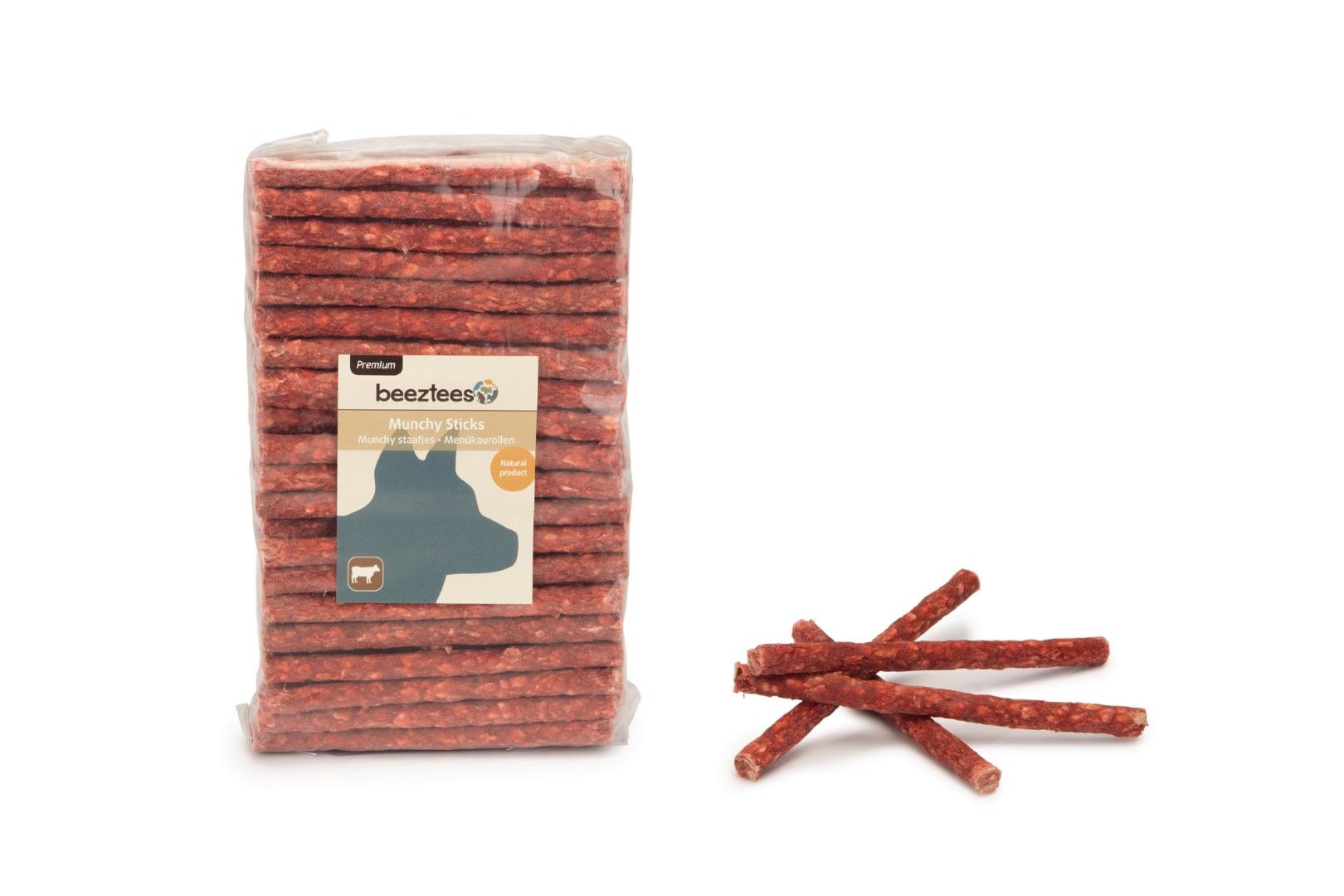 Beeztees Thai Munchy - Hondensnack - Rood - 100ST