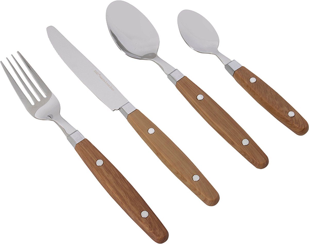 Gimex Nature Line Bestek - Wood - 16-Delig