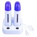 Dubbele waxverwarmer met roller en sokkel, 40 W, 2 handstukken om te waxen