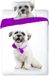 Animal Pictures Dog - Dekbedovertrek - Eenpersoons - 140 x 200 cm - Wit