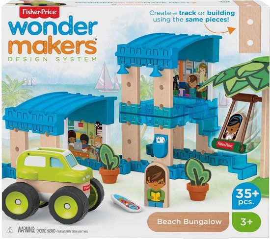 Fisher-Price Wonder Makers Huis - Bouwset - 35 Onderdelen - Multi Color