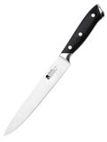 Masterpro BGMP-4303 Koksmes Roestvrijstaal 20 cm Zwart Handvat 1 stuk(s)