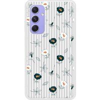 Samsung Beschermende siliconen case compatibel met Galaxy A54 5G Garden Flowers