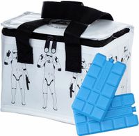 Puckator Kleine lunch koeltas met 2x koelelement - Stormtrooper print - 4,7 liter