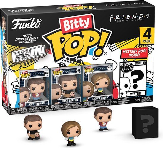 Funko Bitty Pop! FRIENDS - Bitty Pop 4 Pack 2.5cm - Joey