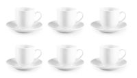 Excelsa 65472 Espressokopjes, porselein, 6 stuks