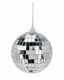 Huismerk Boule de Noël 8cm plastique argenté 1 pièce