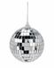 Huismerk Boule de Noël 8cm plastique argenté 1 pièce