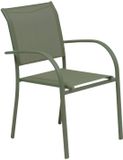 Hespéride PIAZZA Tuinstoel Aluminium Staal Vert laurier