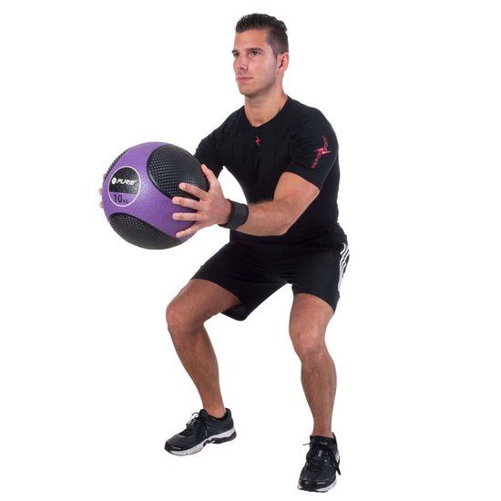 Pure2Improve Medicine Ball - 10kg - Paars