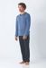 Hajo Klima-light heren pyjama marine blauw - Blauw - Maat 52