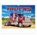 KALPA Truck kalender 2024 (45 x 31,5 cm): maandelijkse posterkalender met 12 maandpagina's in landschapsformaat. Reisgids wandkalender voor automobielliefhebbers.