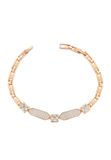 NAEMI Armband Ros Goud Kristal 14 karaat Vrouwen