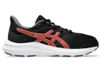 Asics Jolt 4 GS Chaussures de course Noir/Rouge vif