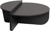 Vente-unique Houten salontafel "Orion" 90 x 60 x 30 cm - Antraciet