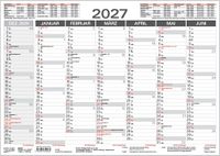 Tafelkalender Korsch Verlag Tafelkalender A4 "Stabil" 2027