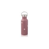 Fresk Thermosfles 500 ml - RVS Waterfles – Lekvrije Drinkfles voor Kinderen – Koude en Warme Dranken – BPA-vrij – Onbreekbaar – 2 Doppen – Thermosbeker – Drinkbeker Meisjes - Paars - Swallow