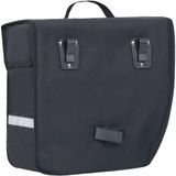 Sacoche vélo simple étanche PVC/Polyester Noir 21L