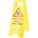 Singer Panneau d'avertissement pliable pour sols glissants