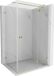 Mexen Lunar T cabine de douche porte battante droite 130 x 120 cm, transparent, or