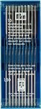 Prym 175194 haaknaalden zonder huls 0,60 mm zilverkleurig garen-haaknaald, staal, 0,6 mm