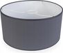 Abat-jour pour lampadaire ou lampe suspendue, gris, 40 cm