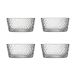 Iittala Bol Tundra 25 cl, lot de 4 Transparent