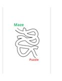 Maze Puzzle: A fun maze book that develops intelligence and focus in an exciting way.