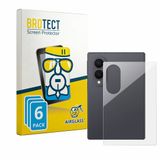BROTECT Screenprotector 6 Stuks voor Samsung Galaxy Z Fold 8 (Achterkant) Beschermglas transparant
