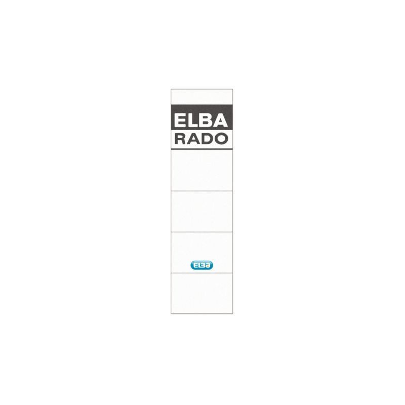 ELBA Rugetiket rado insteekkaart 159 x 44 mm breed wit