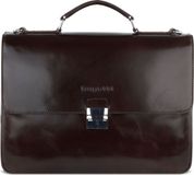 Bugatti Romano Laptoptas Leer Donkerbruin