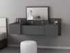 ZAKKORI table de maquillage anthracite