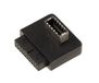 KALEA-INFORMATIQUE USB 3.1-adapter met 20 pennen type A naar interne USB 3.0 19-pins vrouwelijke USB3-connector.